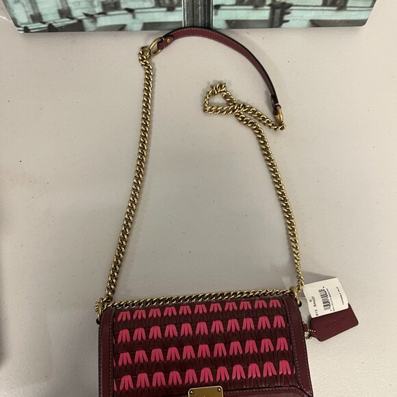 Coach 613 Hutton Shoulder Bag With Weaving - Picture 8 of 9